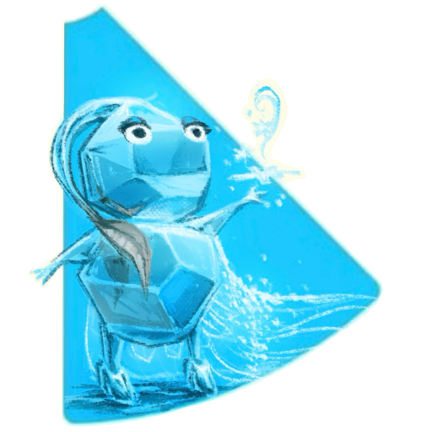 Ice Pikmin Sticker