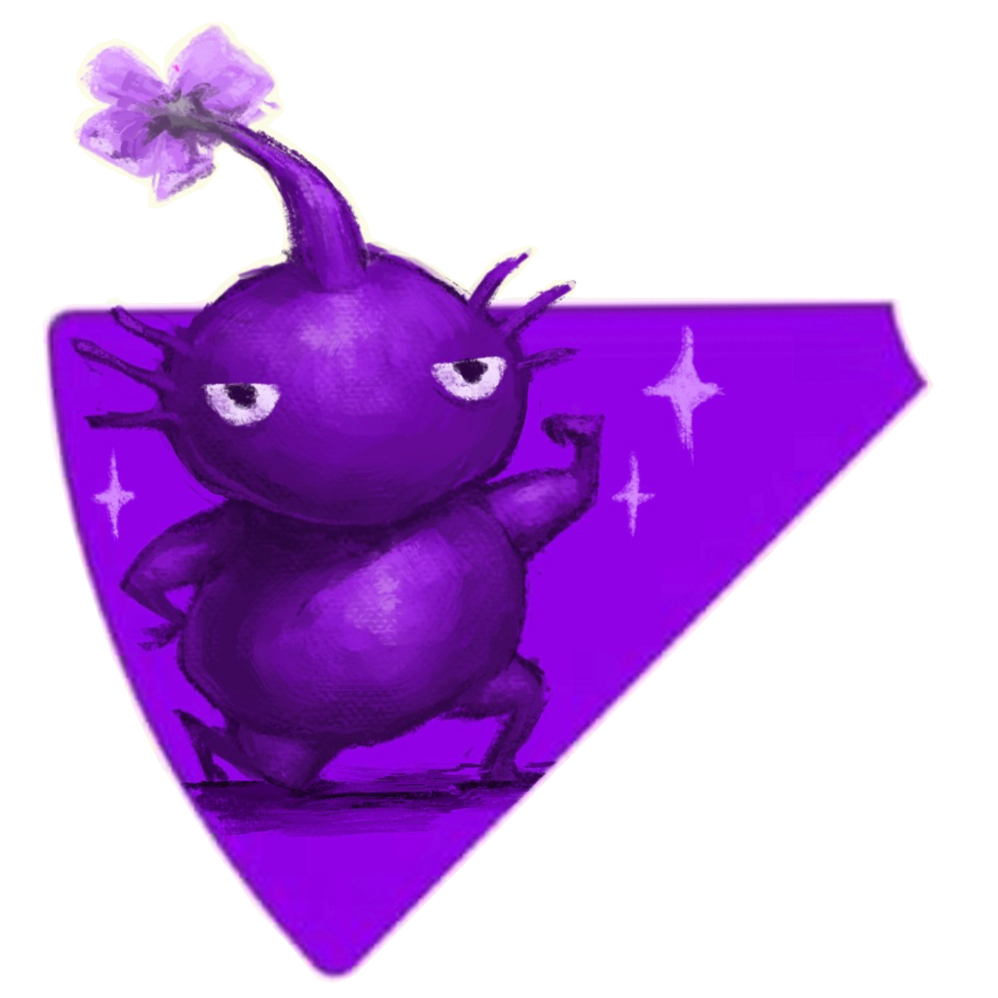 Purple Pikmin Sticker